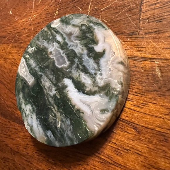 Moss Agate Coaster - Picture 11 of 17